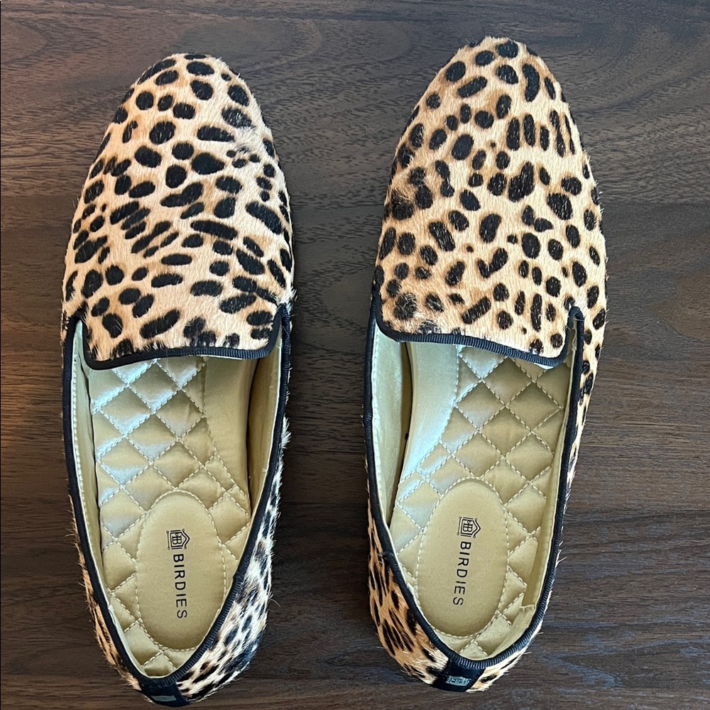 Birdies Animal Print Loafers